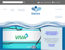 Tablet Screenshot of faeces.com.br